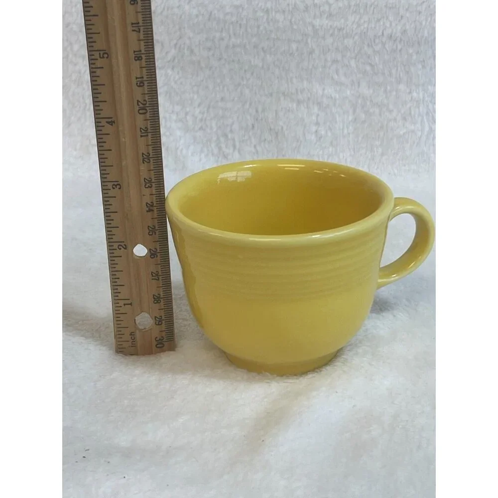 Fiesta Homer Laughlin China‎ Co. Sunflower Yellow Coffee Cup Lead Free